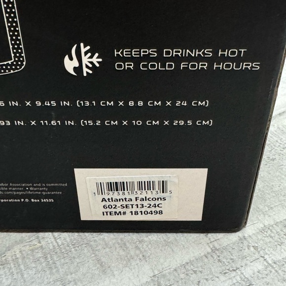 Atlanta Falcons NCAA 24/40oz Travel Tumbler No Lid Included New - Picture 7 of 8